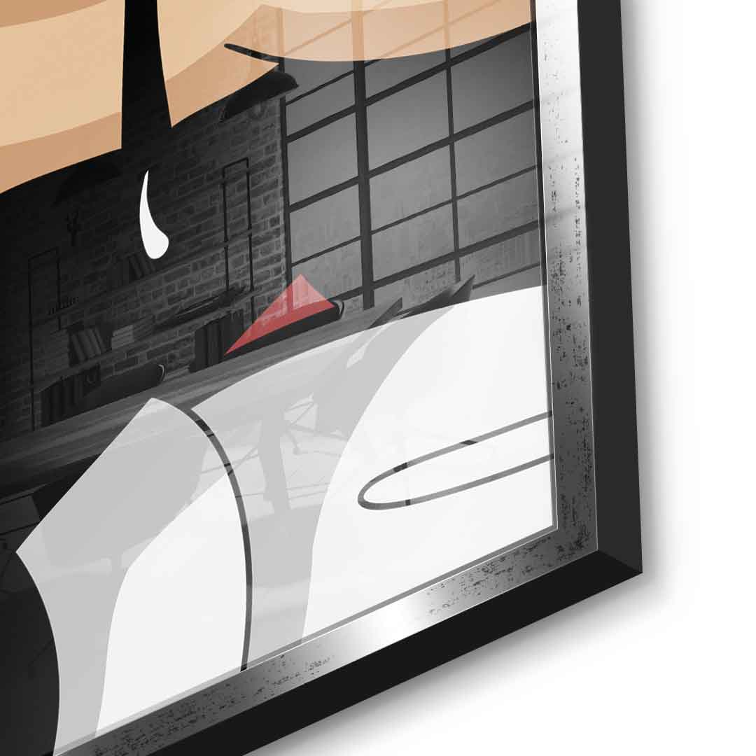 Melting Mickey - Square Edition - Acrylic Glass