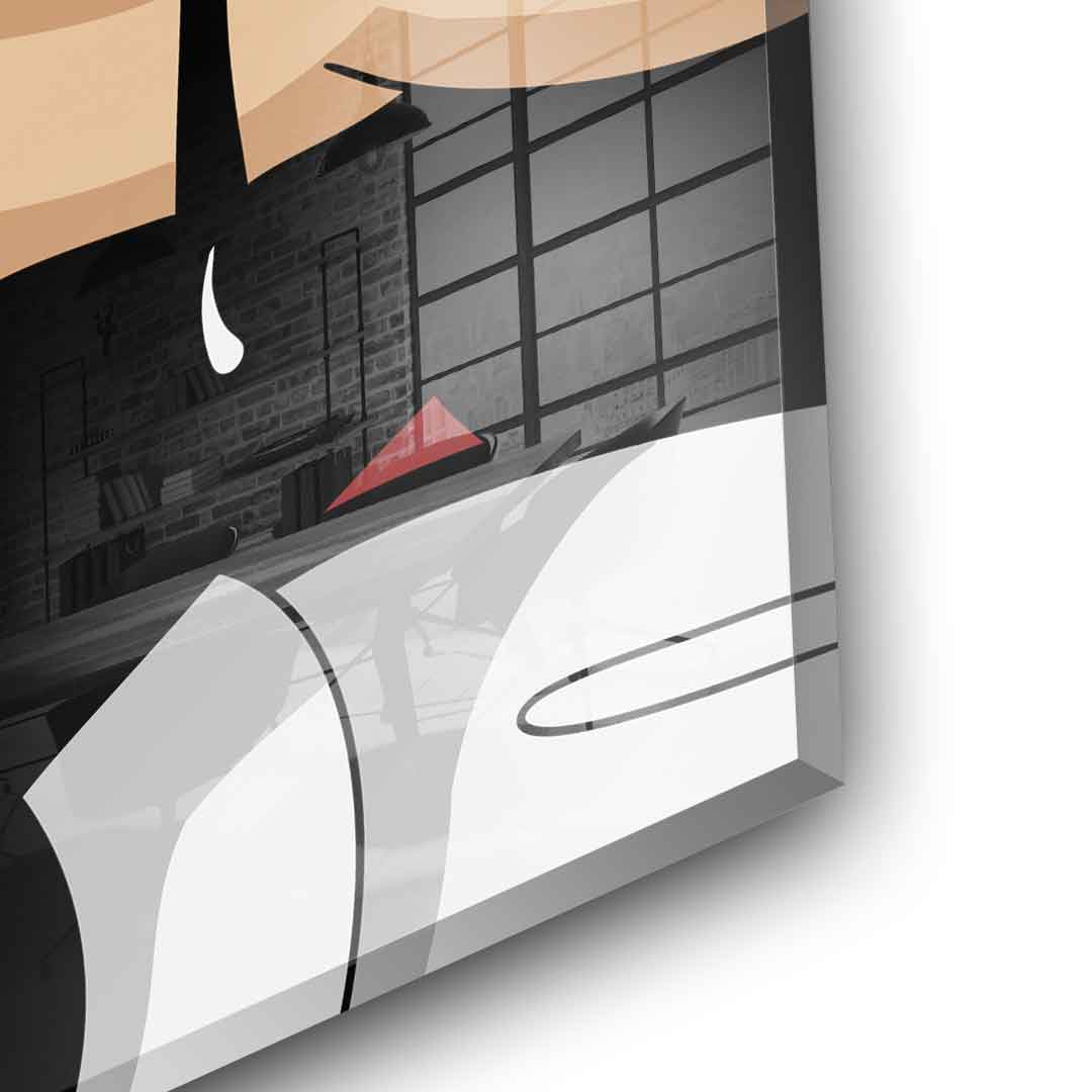 Melting Mickey - Square Edition - Acrylic Glass