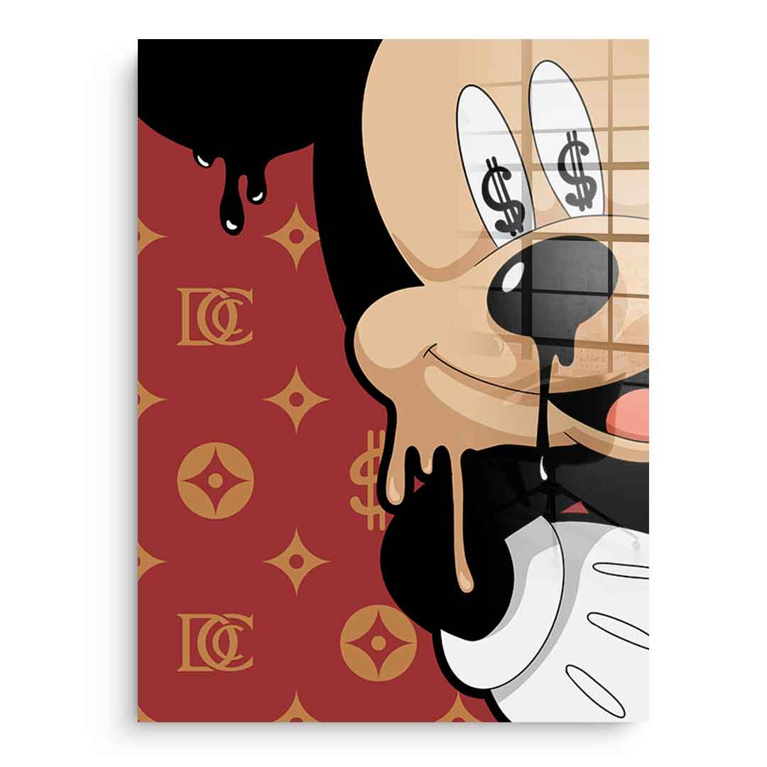 Melting Mickey - Acrylic glass