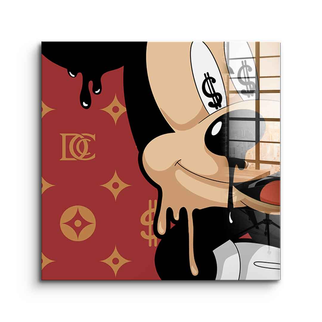 Melting Mickey - Square Edition - Acrylic Glass