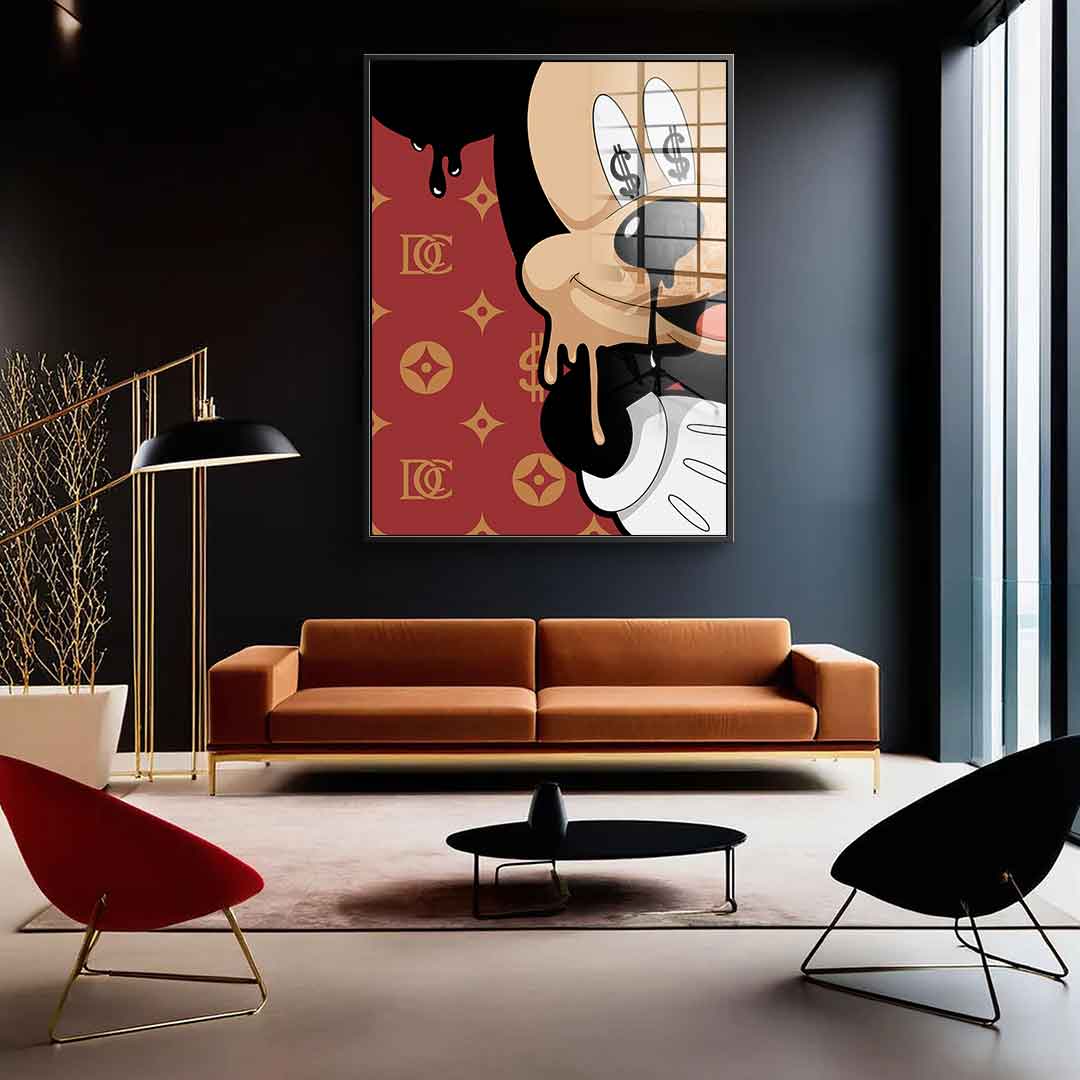 Melting Mickey - Acrylic glass