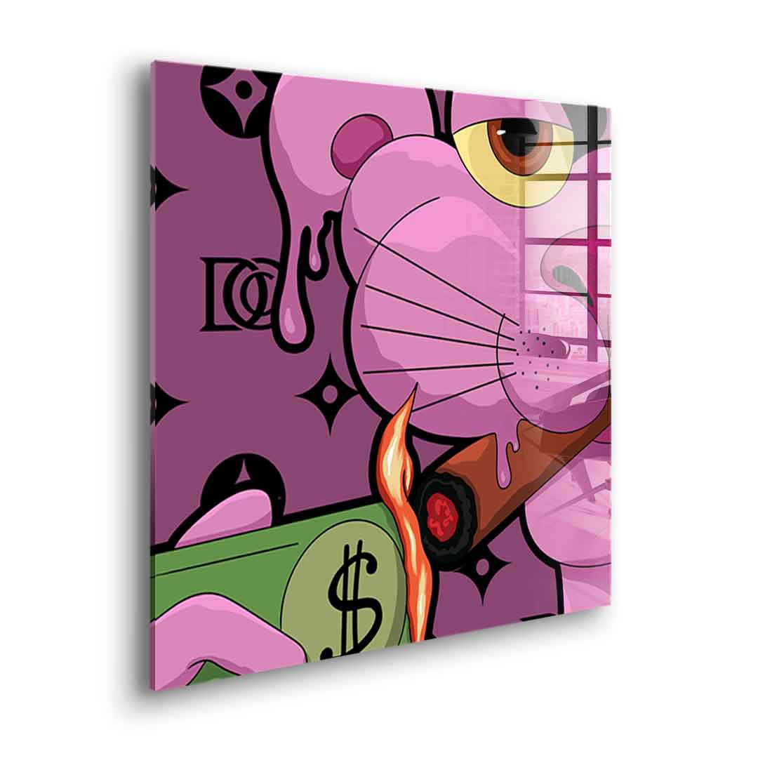 Melting Panther - Quadrat Edition - Acrylglas