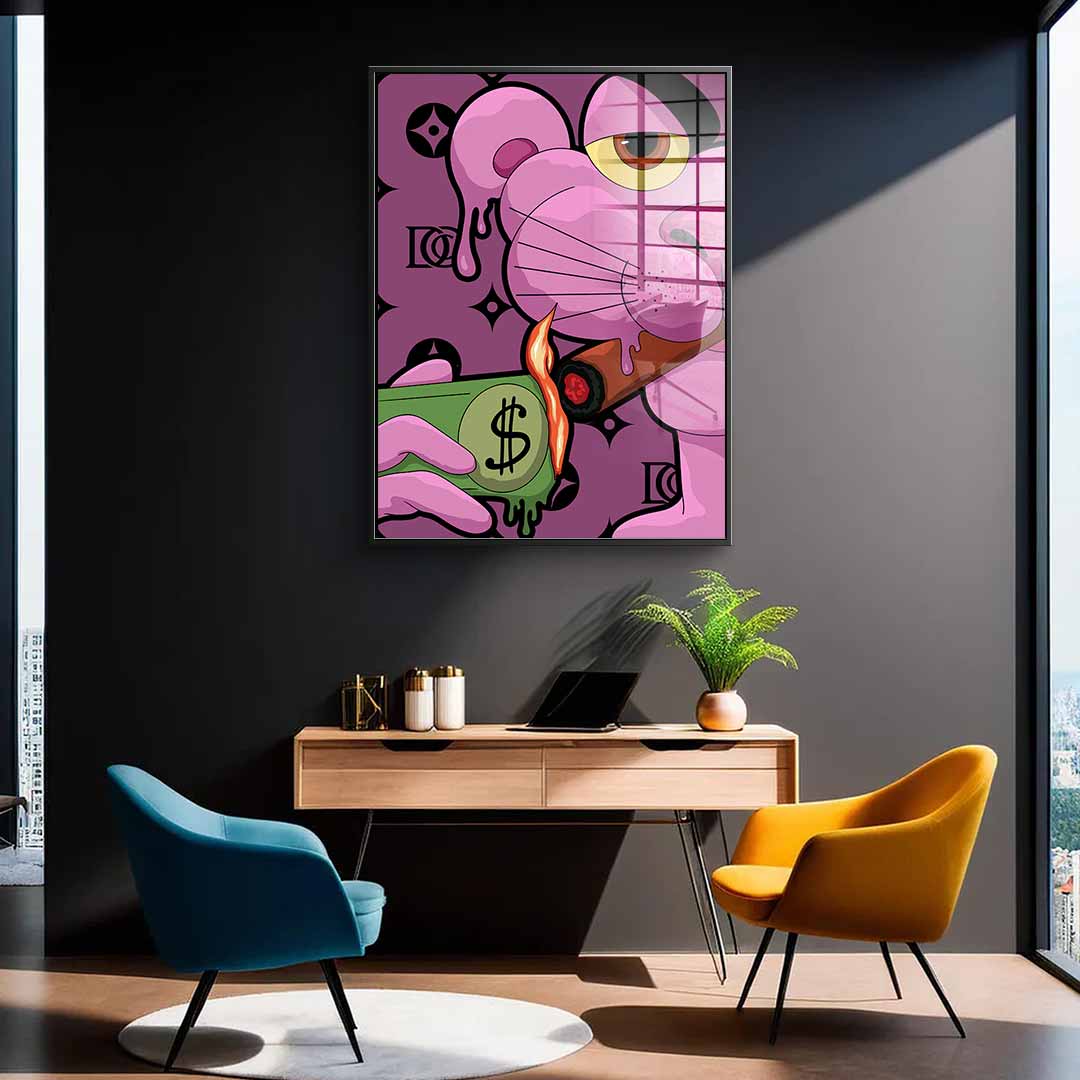 Melting Panther - Acrylic glass