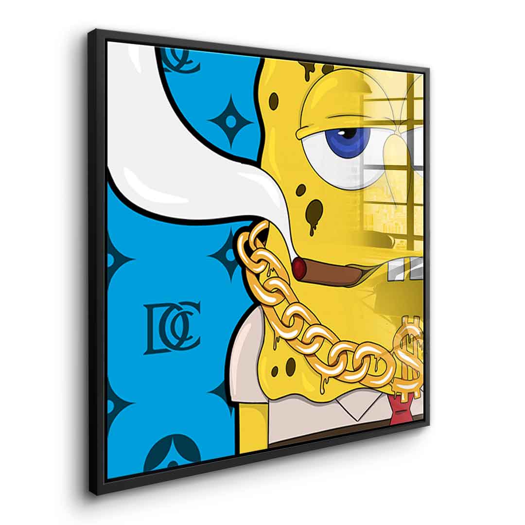 Melting Bob - Quadrat Edition - Acrylglas