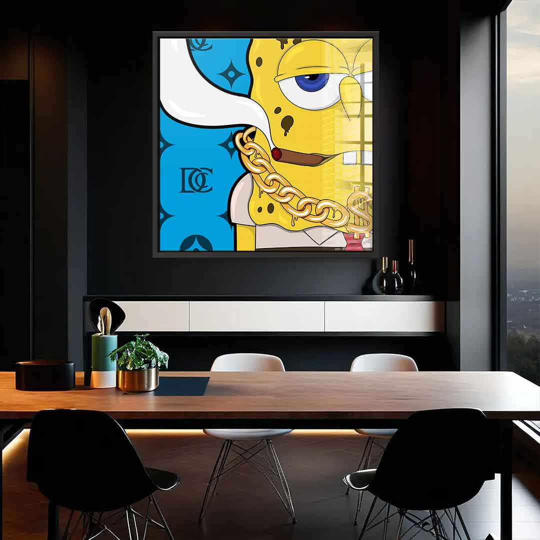 Melting Bob - Square Edition - acrylic glass