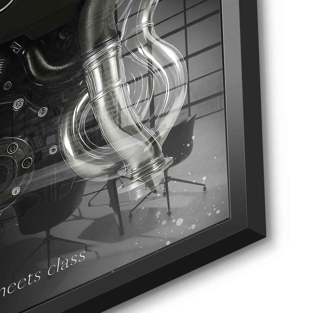 Mercedes V8 Engine - Acrylglas