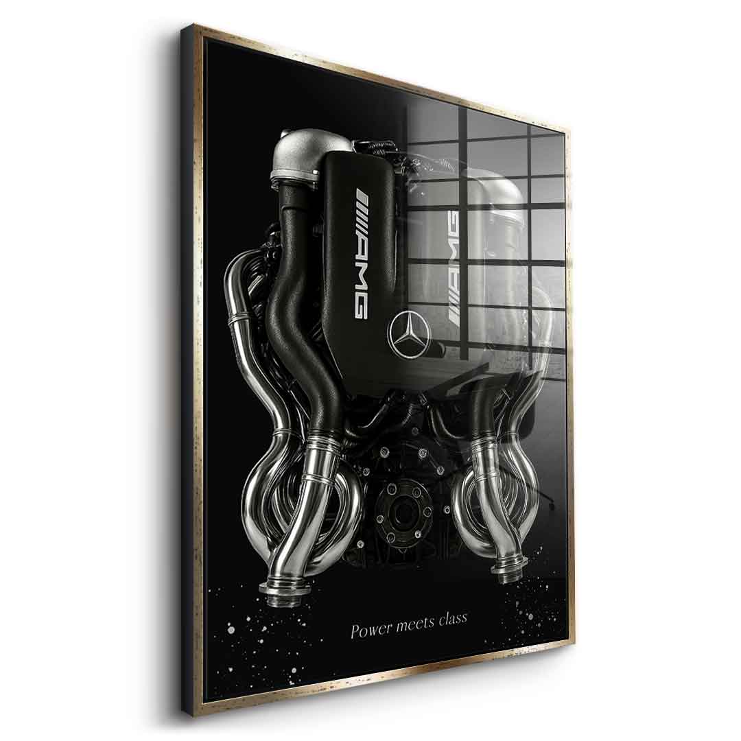 Mercedes V8 Engine - Acrylic glass