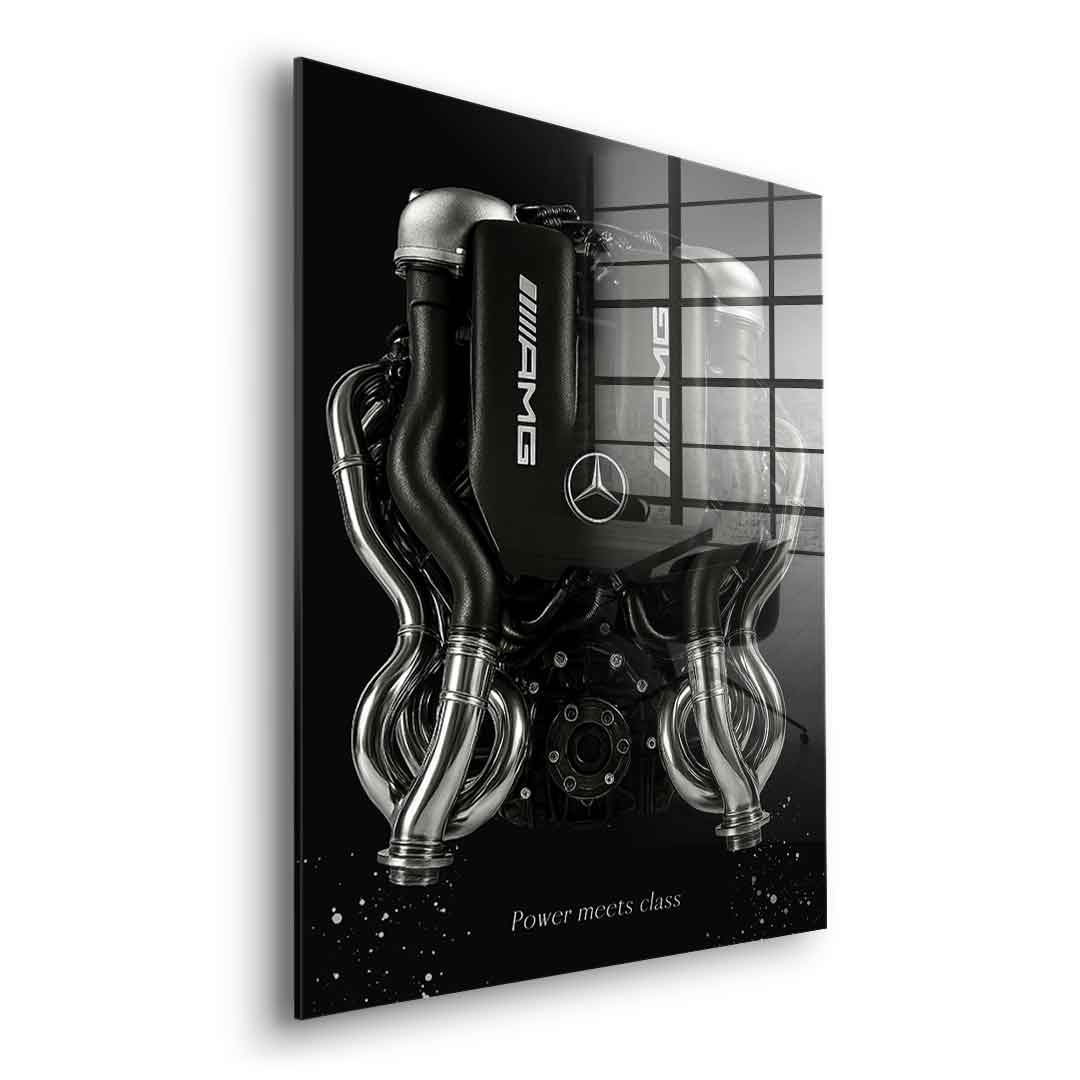 Mercedes V8 Engine - Acrylglas