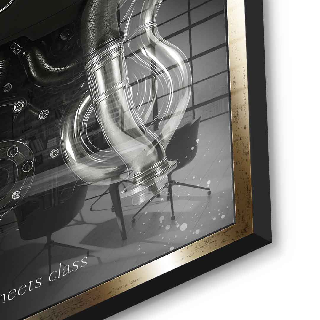 Mercedes V8 Engine - Acrylglas