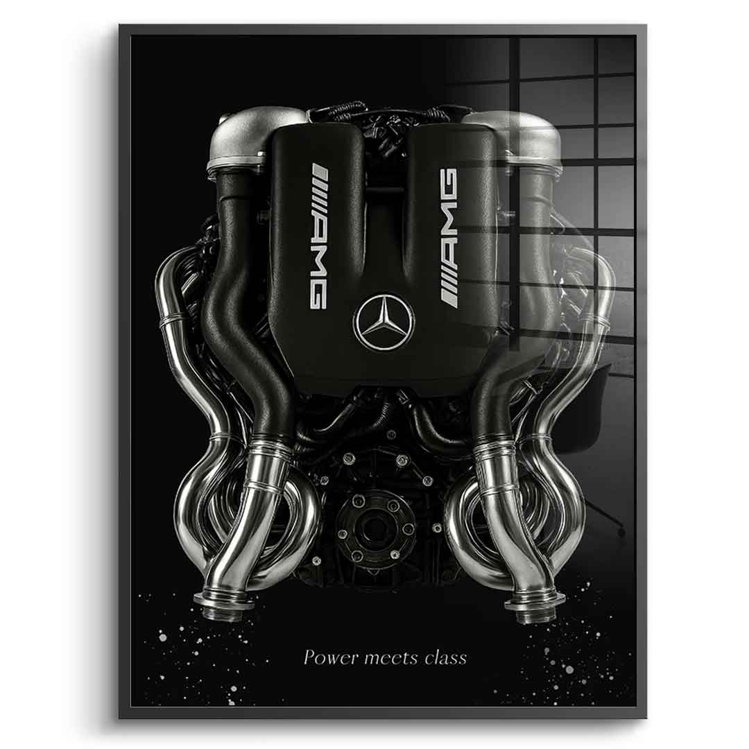 Mercedes V8 Engine - Acrylglas