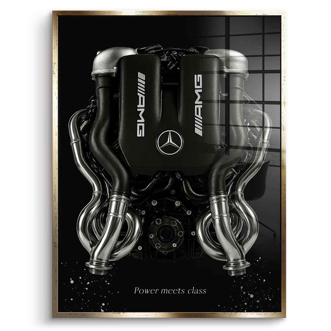 Mercedes V8 Engine - Acrylglas