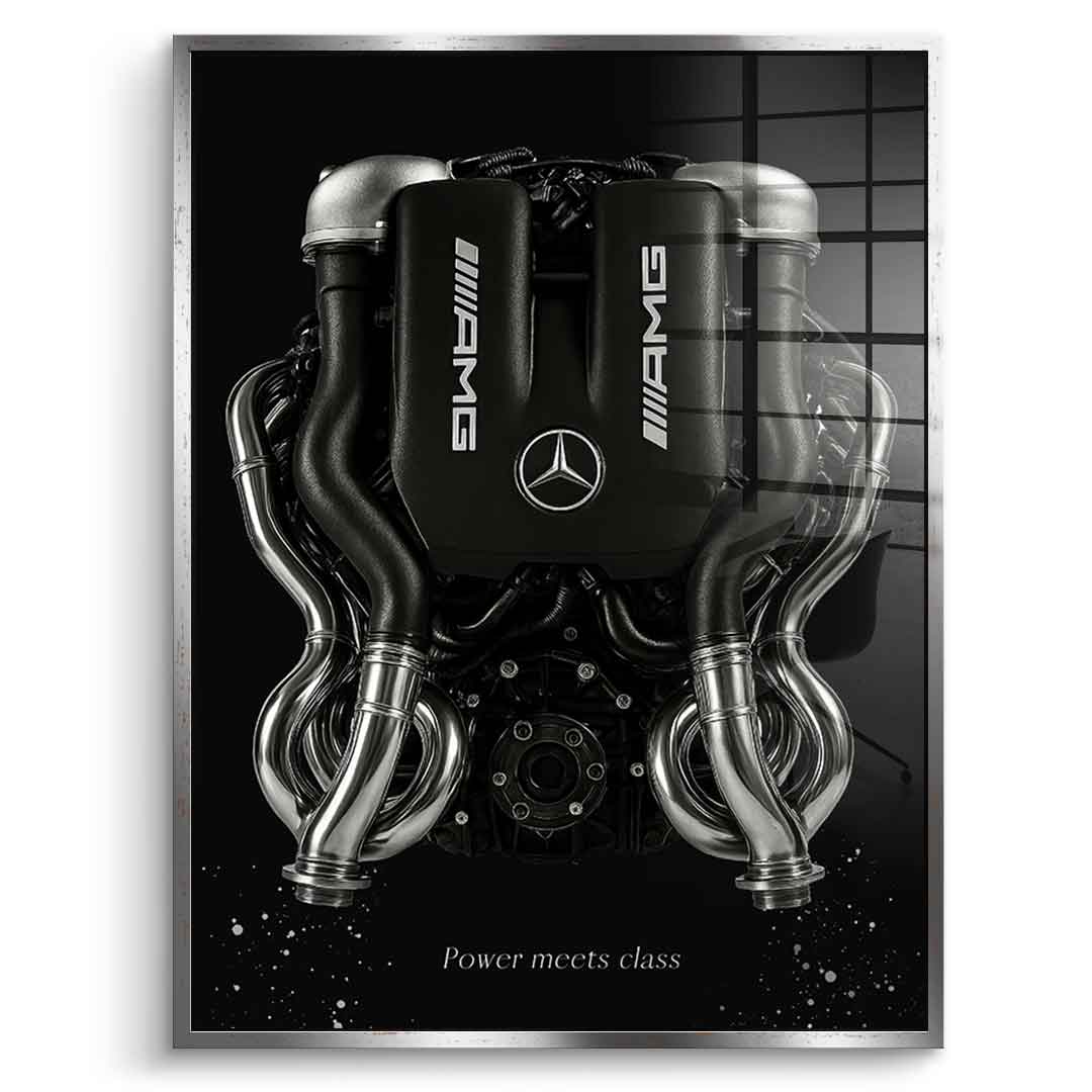 Mercedes V8 Engine - Acrylglas