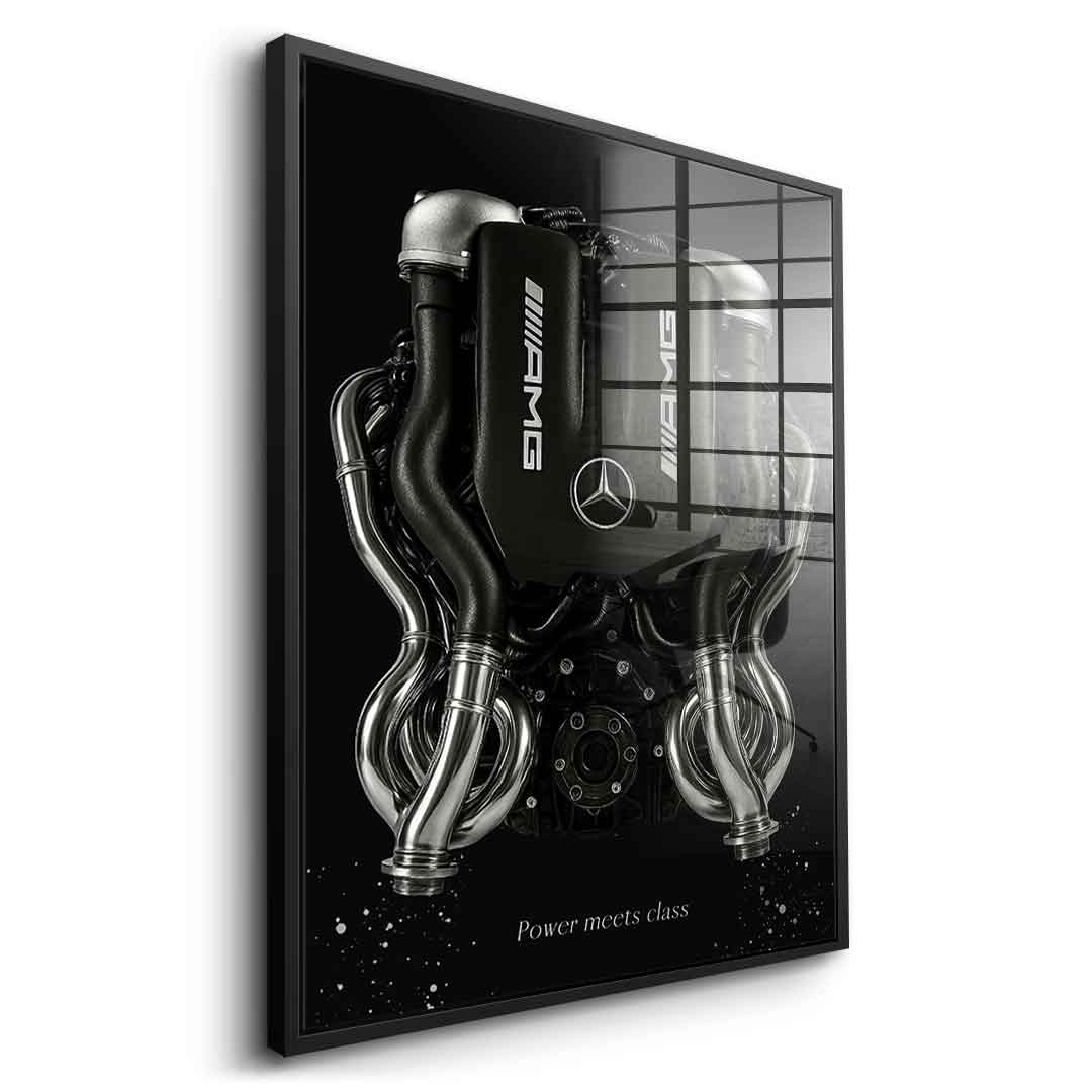 Mercedes V8 Engine - Acrylglas