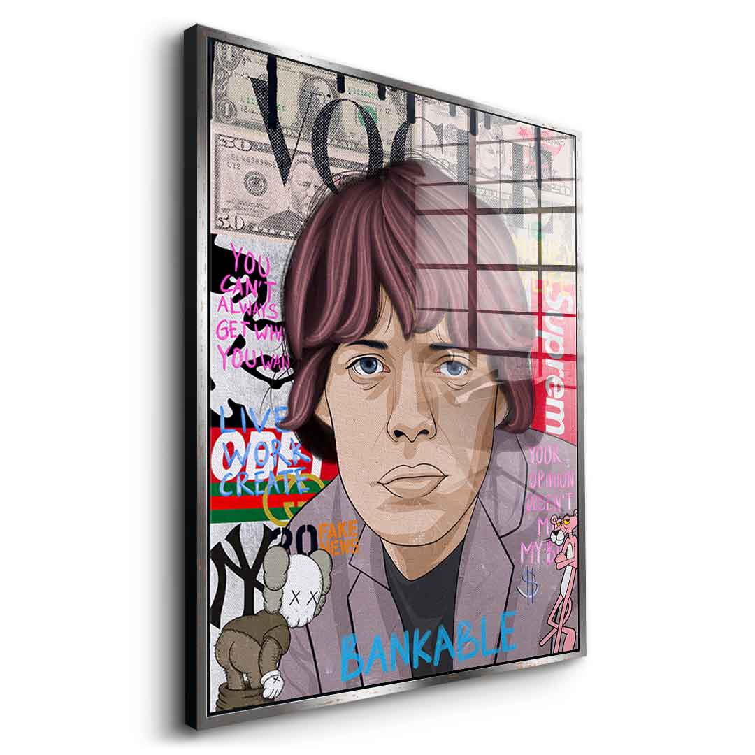 Mick Jagger - Acrylglas