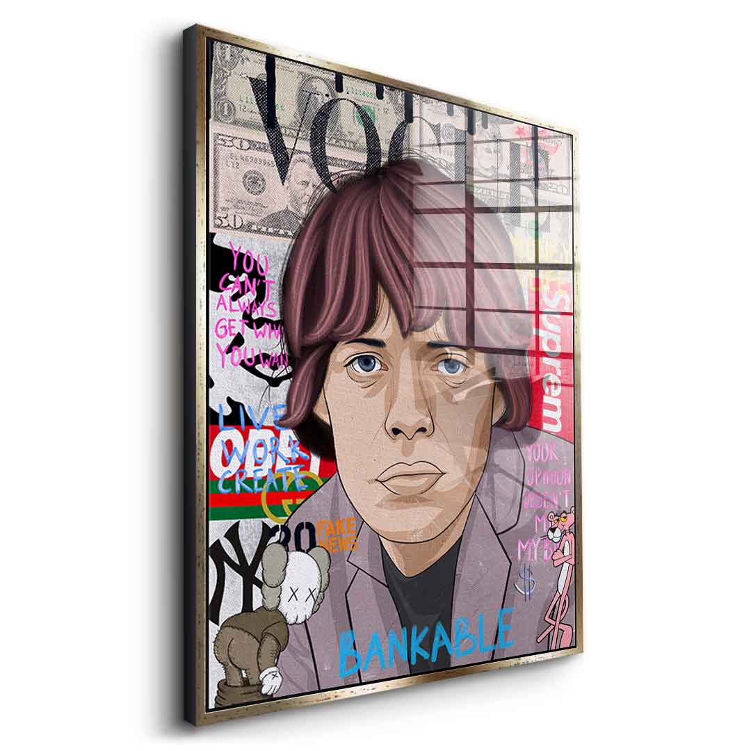 Mick Jagger - Acrylic glass