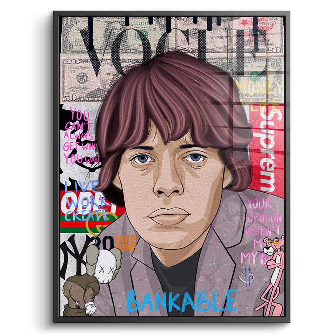 Mick Jagger - Acrylic glass