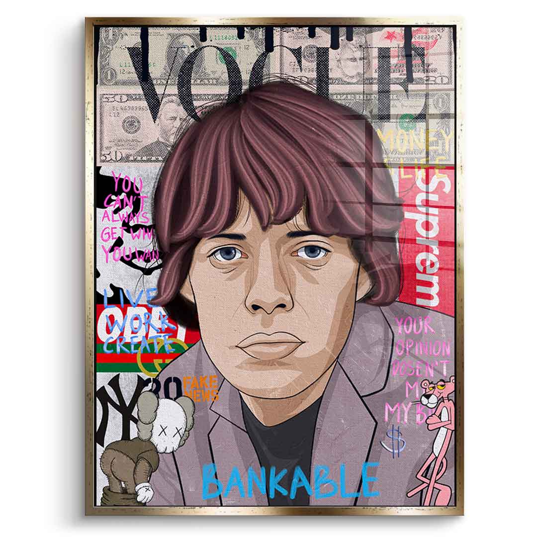 Mick Jagger - Acrylic glass