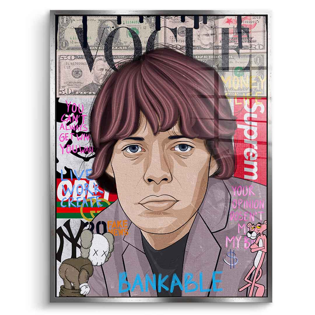 Mick Jagger - Acrylic glass