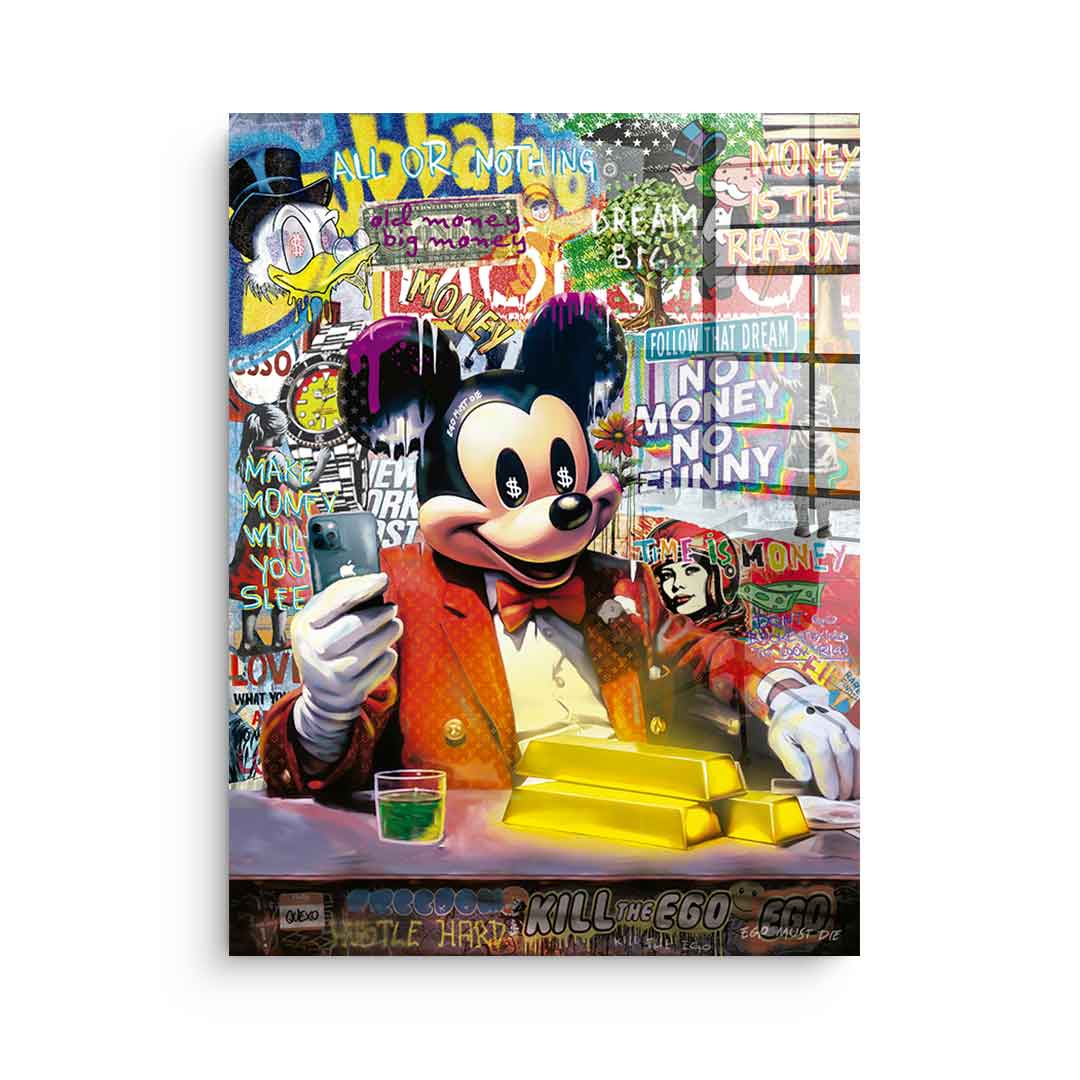 Comic Mouse Business - Acrylic Glass