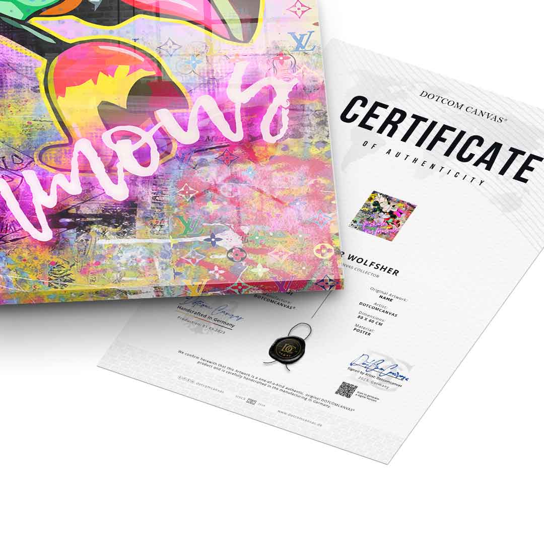 Mickey Fuck Me - Acrylglas