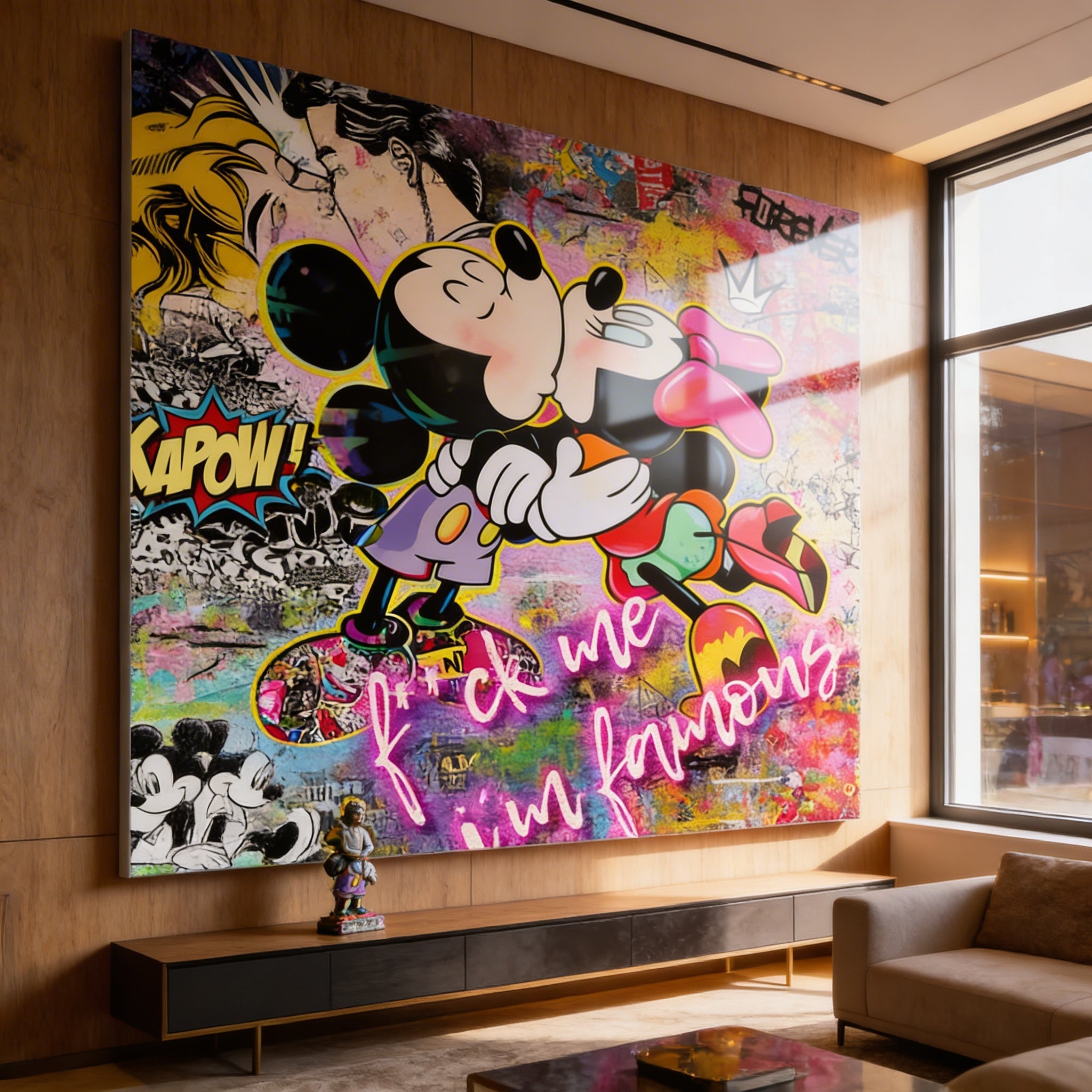 Mickey Fuck Me - Acrylglas