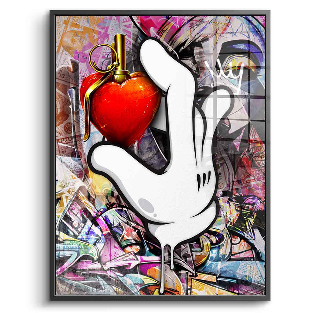 Mickey Hand - Acrylglas