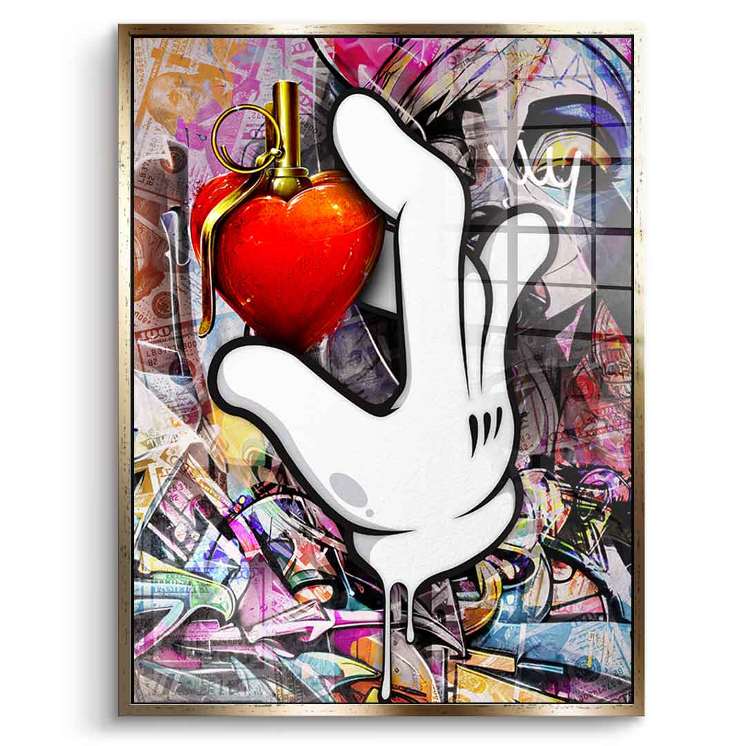 Mickey Hand - Acrylglas