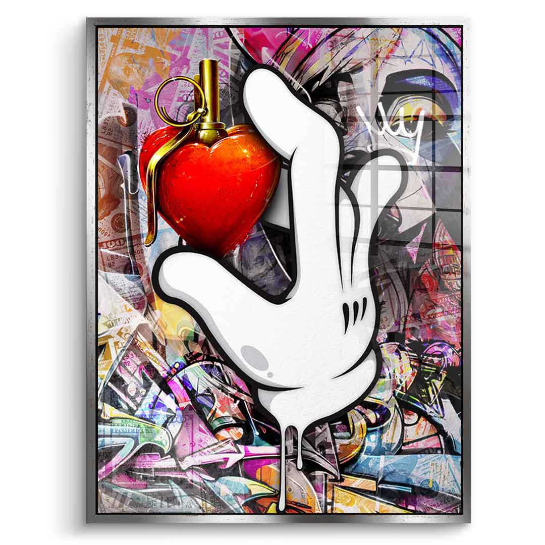 Mickey Hand - Acrylglas