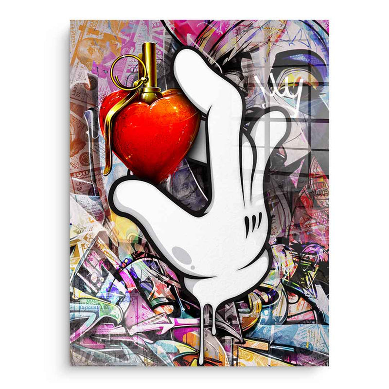 Mickey Hand - Acrylglas