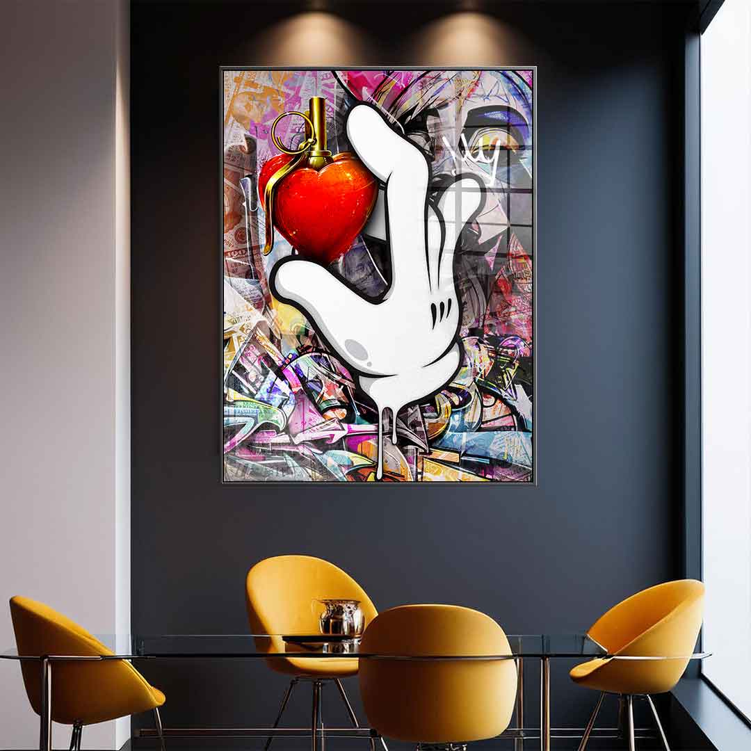 Mickey Hand - Acrylic glass