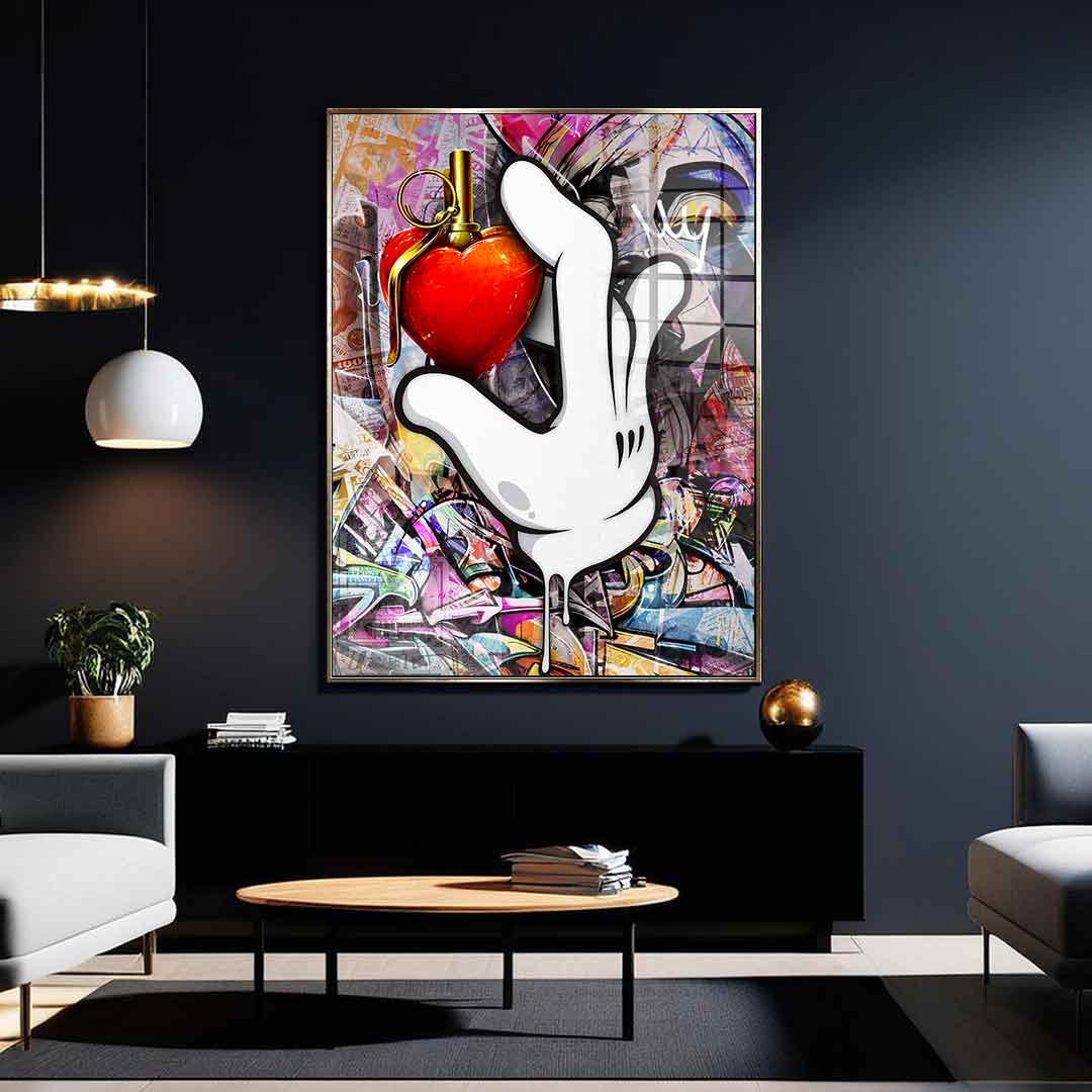 Mickey Hand - Acrylic glass