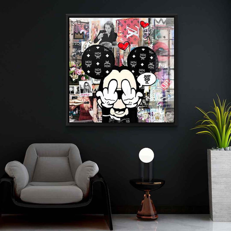Mickey, Just did it - acrylic