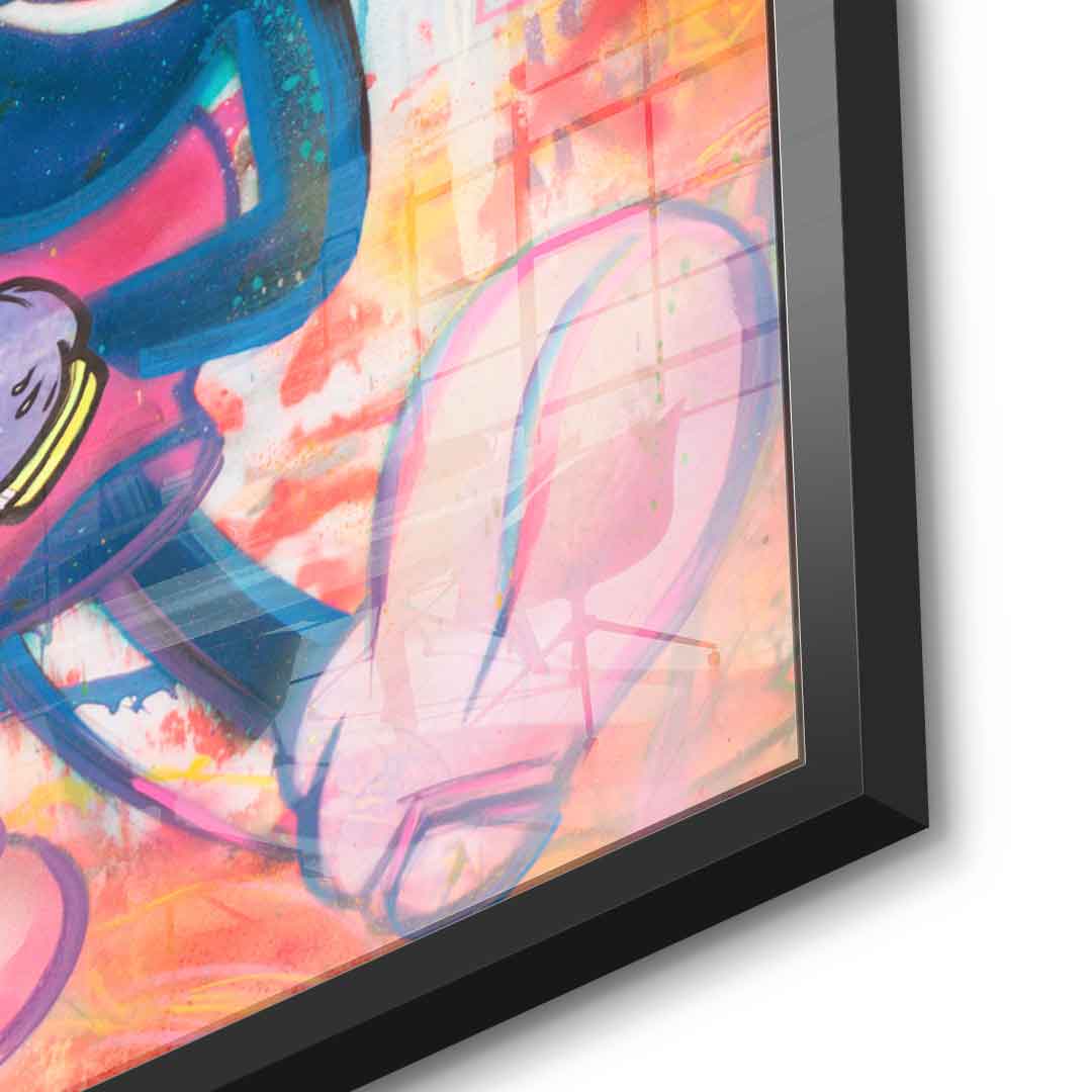 Mickey Sprayed - Acrylglas