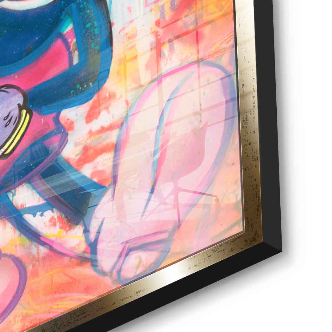 Mickey Sprayed - Acrylglas