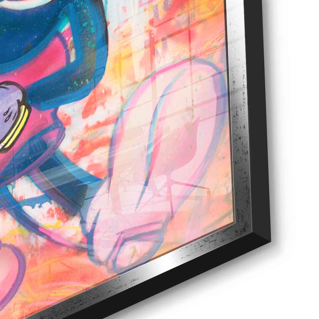 Mickey Sprayed - Acrylglas