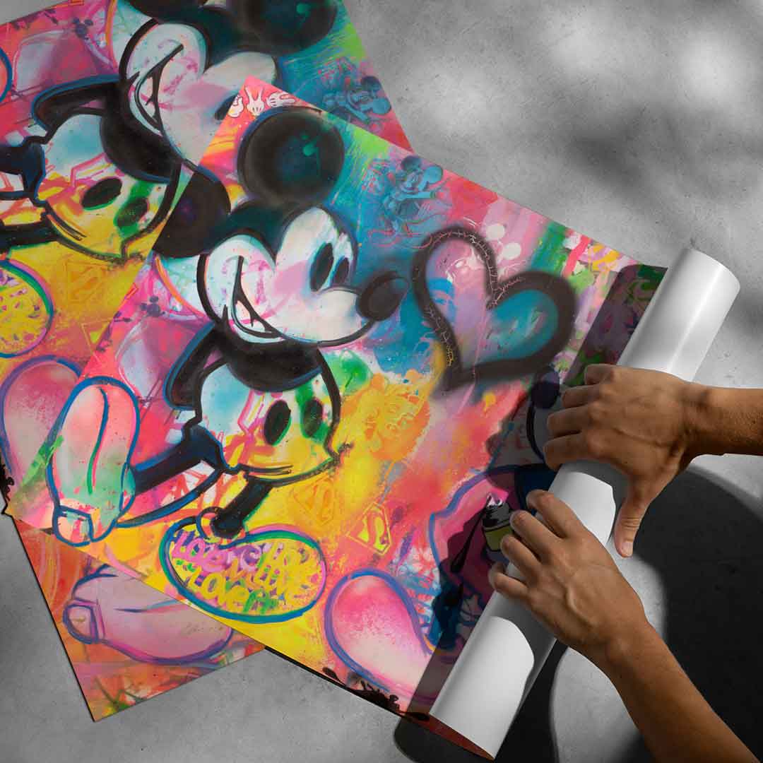 Mickey Sprayed - Poster