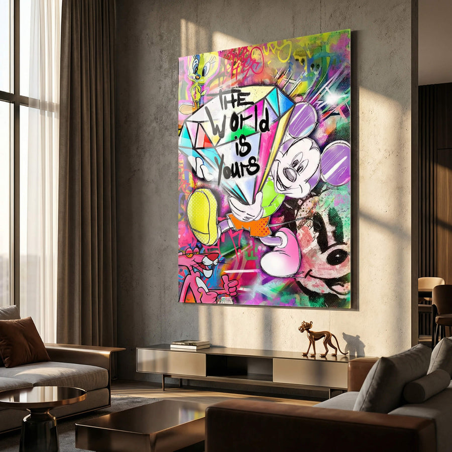 Mickey's World - Acrylic Glass
