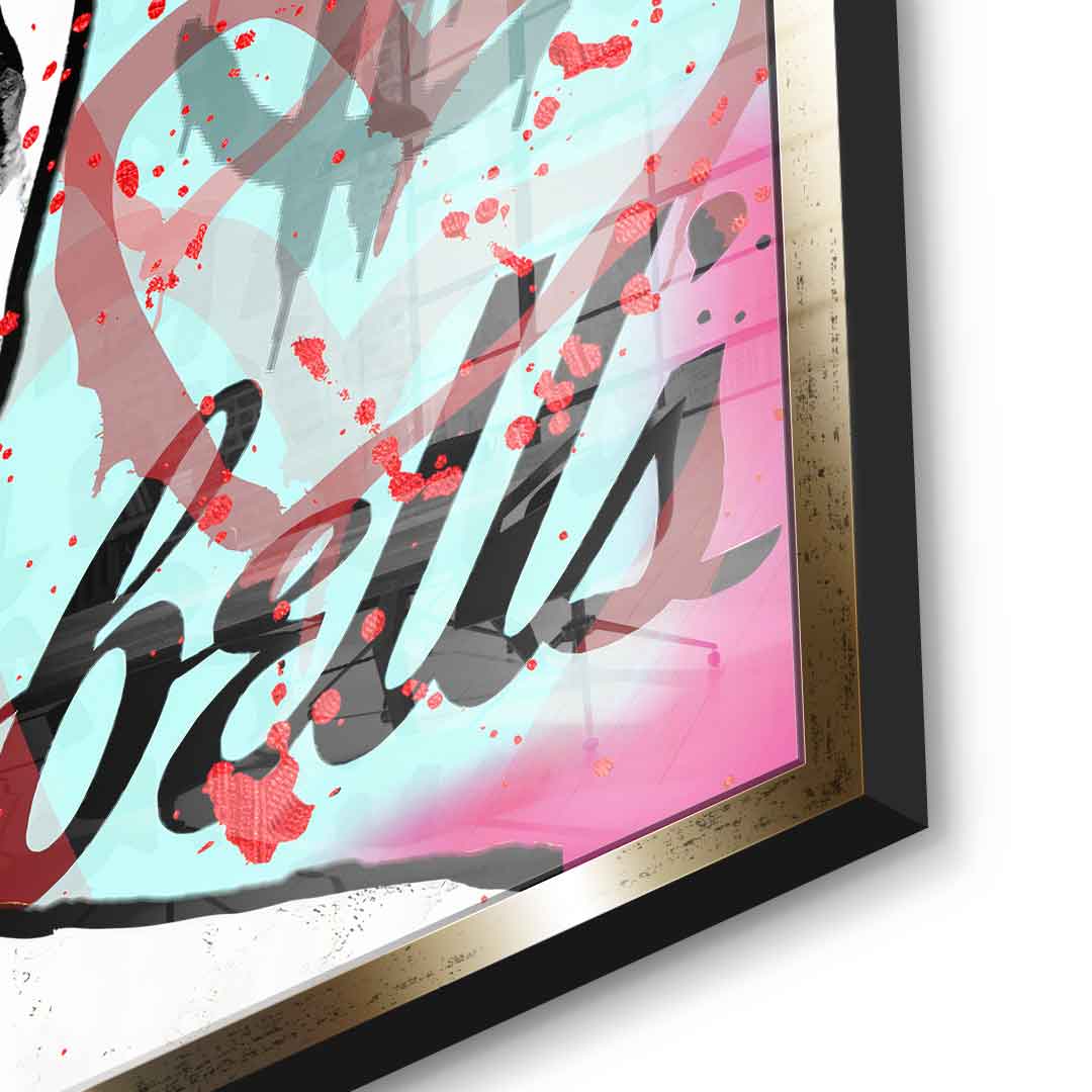 Comic Mouse &amp; David - Acrylic glass