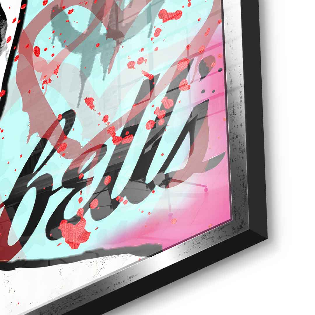 Comic Mouse &amp; David - Acrylic glass