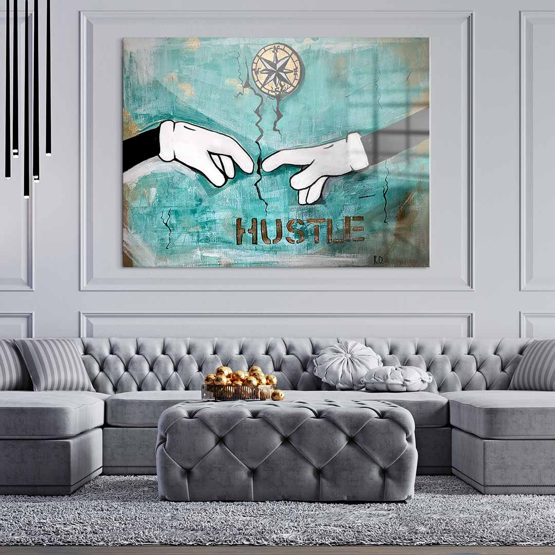Hands Of Hustle - Acrylglas