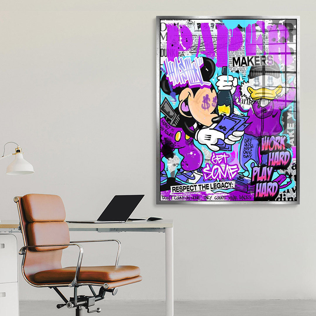 Mick &amp; Don Check$ - Acrylic glass