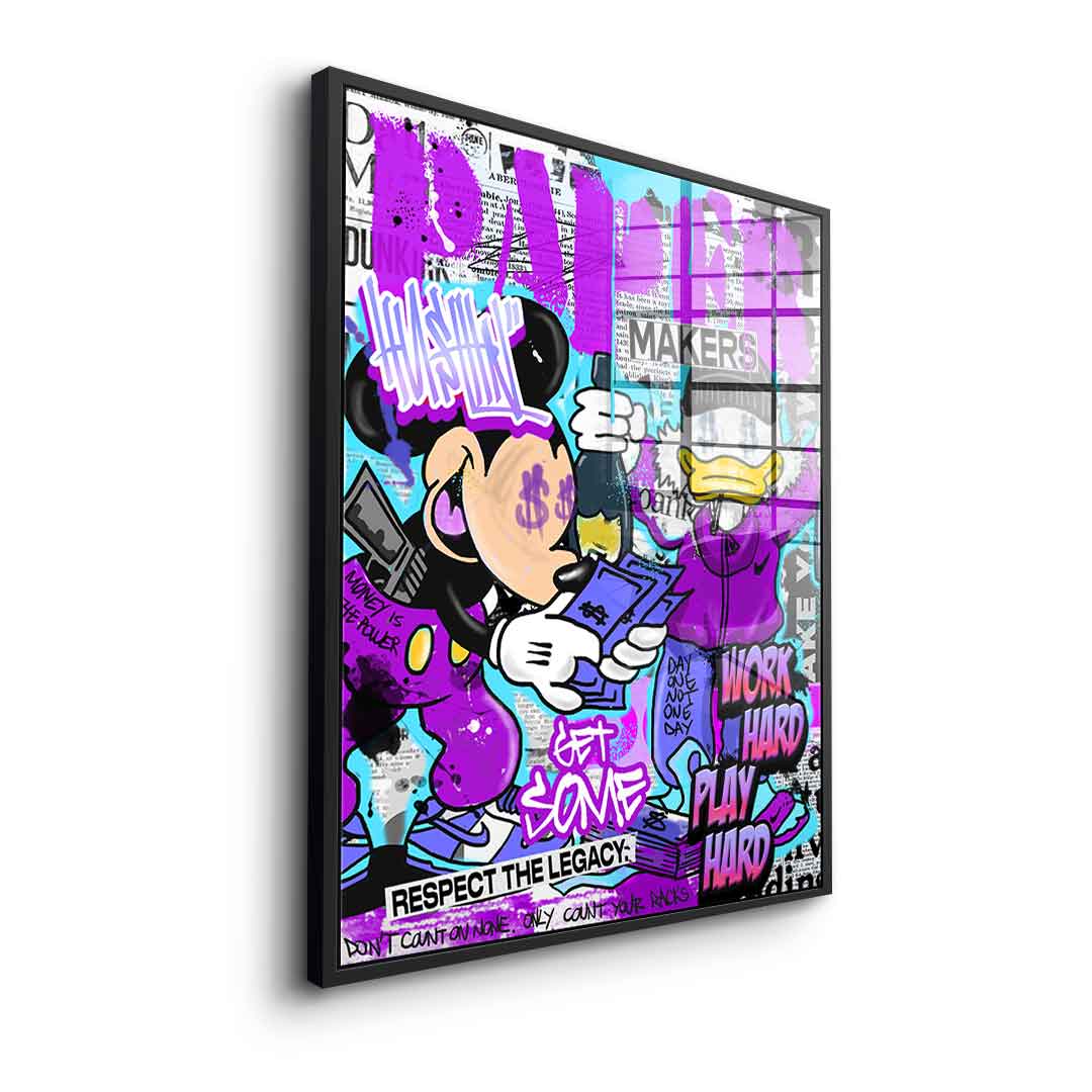 Mick &amp; Don Check$ - Acrylic glass