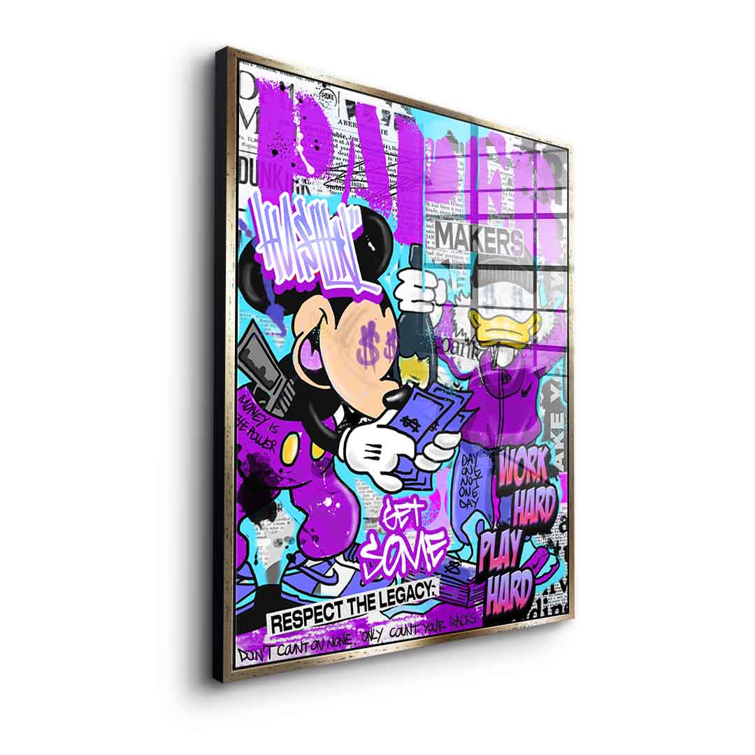 Mick &amp; Don Check$ - Acrylic glass