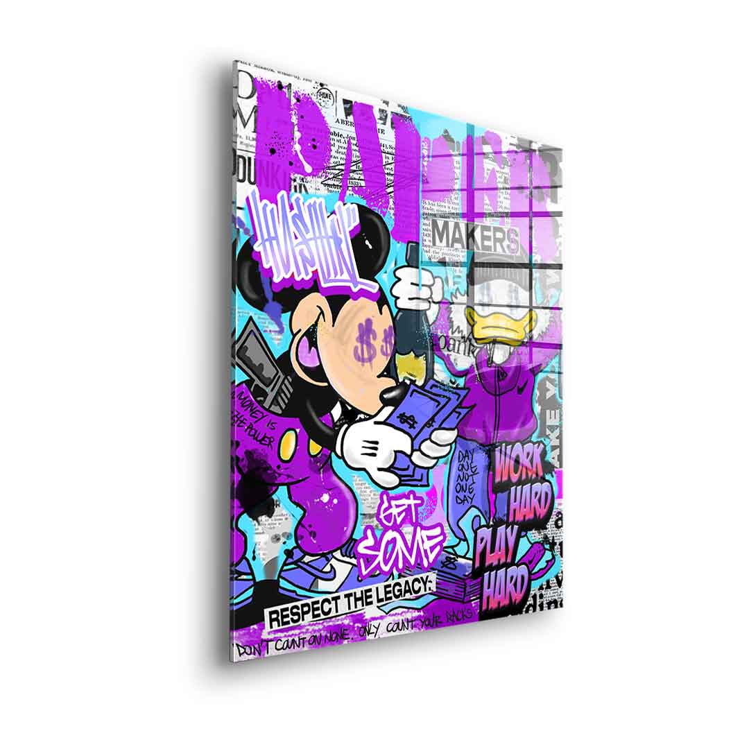 Mick &amp; Don Check$ - Acrylic glass