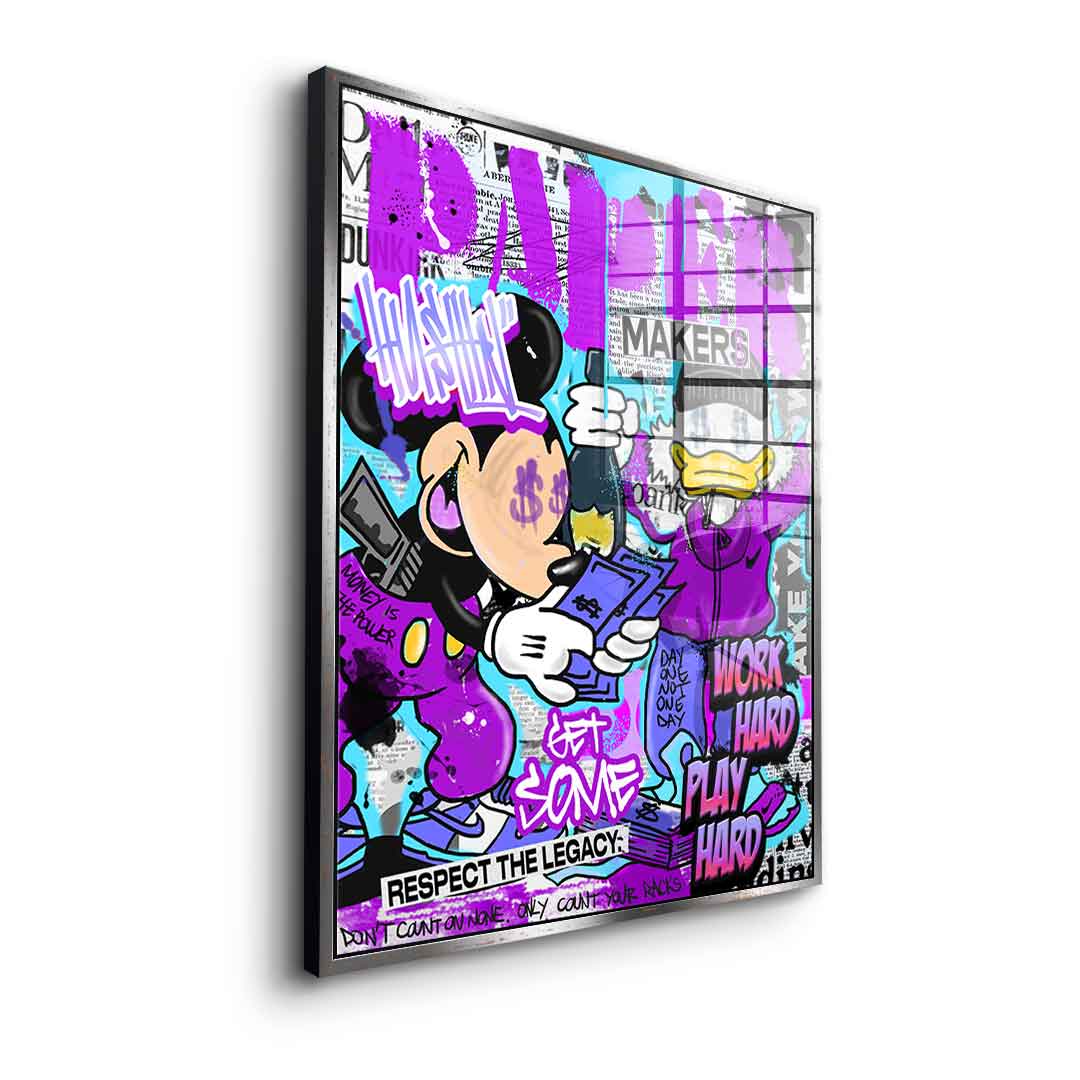 Mick &amp; Don Check$ - Acrylic glass