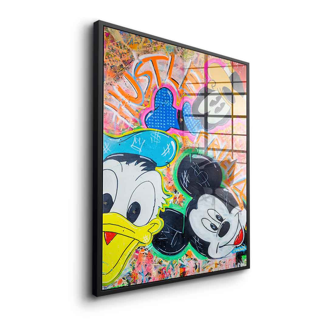 Hustle Friends - Acrylglas