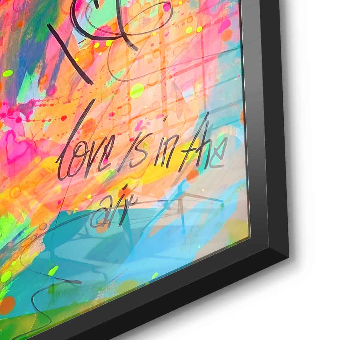 Mickey Loves Minni - Acrylglas