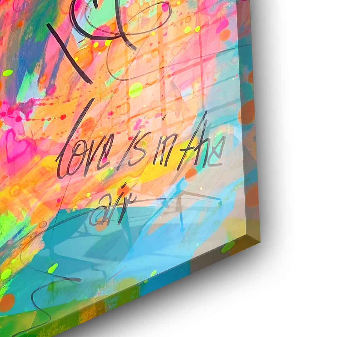 Mickey Loves Minni - Acrylglas