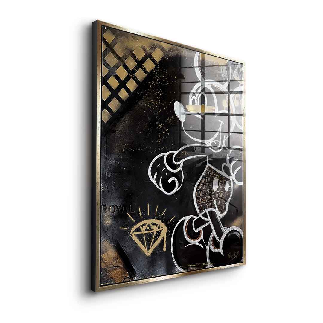 Gold Walk - Acrylic glass