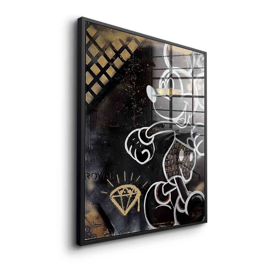 Gold Walk - Acrylic glass